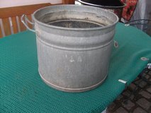 old zink planter in Ramstein, Germany